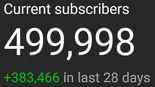 Yurr we're halfway there!!! (500k stream)