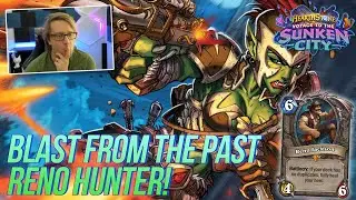 Reno Hunter is Back?!?! What a Throwback! | Voyage To The Sunken City | Hearthstone | Savjz