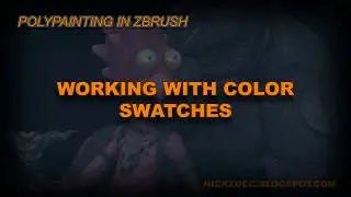 Poly Painting In ZBrush 001 A Color Swatches