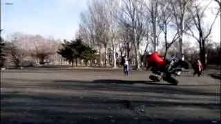 ATV Stunts.YFM 660R engine YZF-R6 .Shock Pavel Donetsk