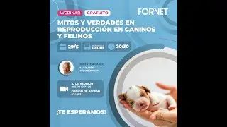 WEBINAR GRATUITO- MITOS Y VERDADES EN REPRODUCCION DE CANINOS Y FELINOS - FORVET 2024