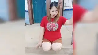 Amputee Lady At Door Step Trying to Go Out | DAK Amputee Woman | Amputados