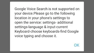google voice search is not supported on your device redmi mobile, keyboard mic not support mi 10i