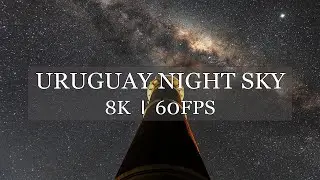 URUGUAY NIGHT SKY 8K I 60FPS