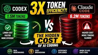 3X Token Efficiency! Codex vs Claude Code (The Hidden Cost of AI Coding)