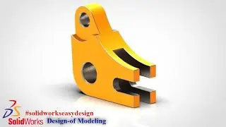Solidworks Tutorial # 95 Basic Part Modeling Design by Solidworks Easy Design