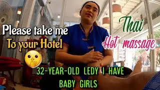 THAI MASSAGE IN BANGKOK 4K 🇹🇭 REALLY VERY  FRIENDLY THAI GIRL 🥰 (Thailand massage)