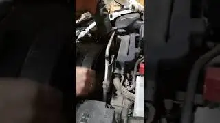 снятие навесного ремня Hummer H3