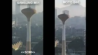 SAMSUNG M51 E MOTOROLA MOTO G60 - TESTE DE CÂMERAS