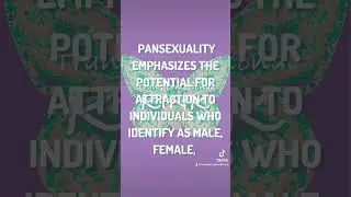 Pansexual / pansexuality