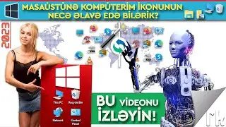 Windows 10 Masaüstünə Kompüterim İkonunu əlavə edin