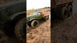 Радиоуправляемый Зил-157 Едет по Грязи #short #shorts #rc