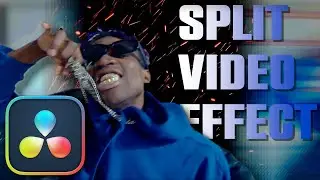 DaVinci Resolve Split Video Effect Tutorial - Music Video Effect