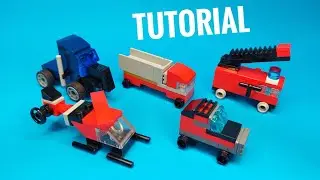 Lego vehicles tutorial PART 4 #lego