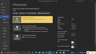 Como Asignarle una Contraseña Documento Word