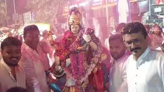 Meghwadi Chi Sarswati Visarjan 2k25 ♥️🙏🌎 Mumbai Devi Visarjan 🥲 #durgamaa #sarswati #visarjan #maa