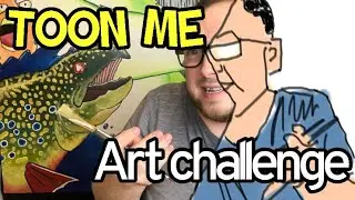 Toon Me challenge Using Traditional Mediums