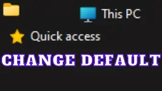 Change default File Explorer folder