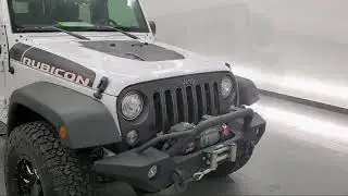 2017 Jeep Wrangler Rubicon Recon Bright White Clearcoat Used. walk around for sale in Fond Du Lac, W