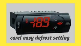 carel easy controller programming | carel controller defrost setting #zkmultitech