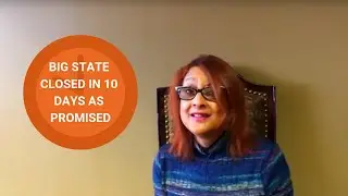 Big State Closed In Ten Days... As Promised.