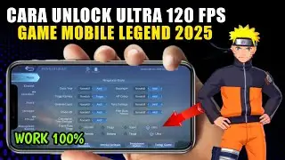 SO SMOOTH‼️ How to unlock Refresh rate & ultra graphics 120 fps Mobile legend