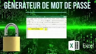 Comment réaliser votre générateur de mot de passe rapidement et facilement avec Excel
