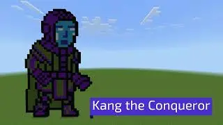 Minecraft: Pixel Art Tutorial and Showcase: Kang the Conqueror