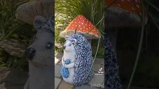 ёжик из артбетона 