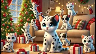 101 dalmatas gatitos #catvideos #historiasdegatos #catvideoscartoon #aicatstories #aicat