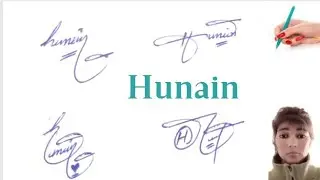 Hunain name signature