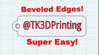How To Bevel Edges In Tinkercad
