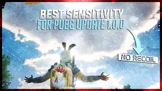 Best Sensitivity For PUBG Update 1.0.0 | No Recoil + Fast Reflexes [PUBG MOBILE ZERO ADS]