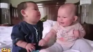 Приколы  смешные видео с малышами 2014