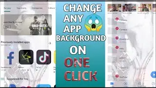 How To Change Any App Background Without Apk Editor || NICK EDITX ||