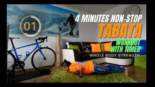 Tabata workout | Whole body | 4 min | by Fitsmile