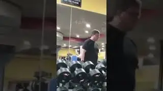 когда пришёл на качалку