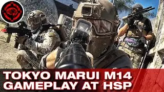 Airsoft M14 DMR Gameplay (Tokyo Marui)