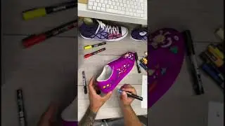 Posca Markers Doodle Custom ~ fv sneakers life ~