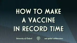 How to make a vaccine in record time