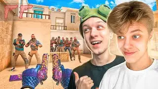 Сможем ли ВЫИГРАТЬ 2 против 15 с ПИСТОЛЕТАМИ?! (STANDOFF 2)