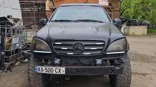Offroad with ML 430 diagonal / esp off