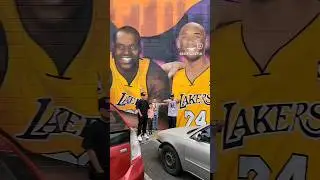 New Lakers Mural in Koreatown is Amazing  #lakers #kobebryant #lebronjames #koreatown #mural #shaq