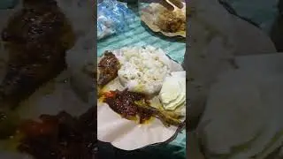 ayam akar + es teh enak 