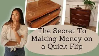 The Easiest Furniture To Flip // Beginner Friendly Furniture Flip