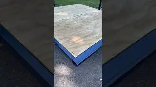 My $200 tilt trailer rewired and new decking! #trailer #atv #polaris