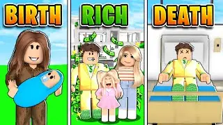 BIRTH to RICH to DEATH in Brookhaven! (Roblox Brookhaven RP)