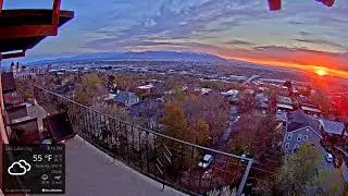 Sunset April 21st 2021 timelapse