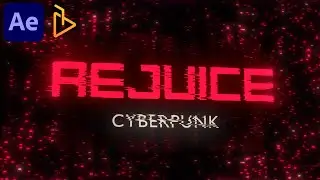 Cyberpunk Themed Logo Reveal with After Effects and AEJuice