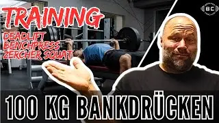 100 Kg Bankdrücken nach Verletzung - Powerlifting Strongman